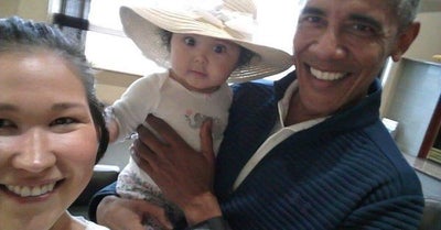 President Obama Proves That He Is Still A Baby Charmer
